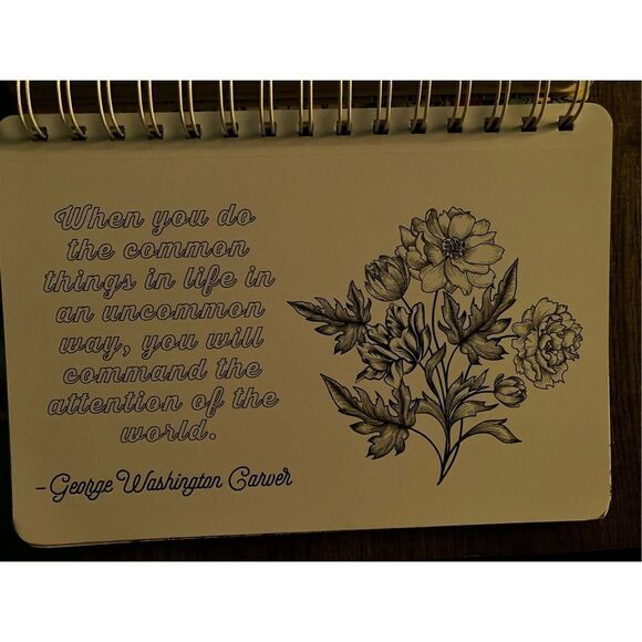 18 Month Planner Inspirational Quotes Coloring Pages & Stickers Office Suppl - Picture 10 of 10